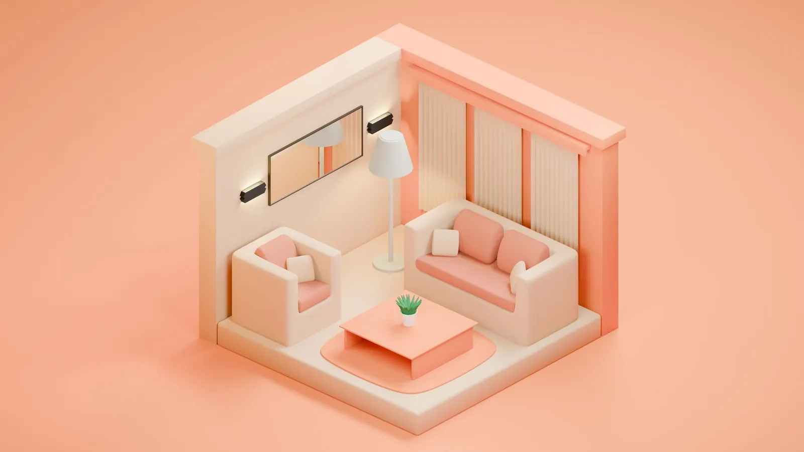 Graph paper floor plan sketch showing furniture layout measurements for a small bedroom